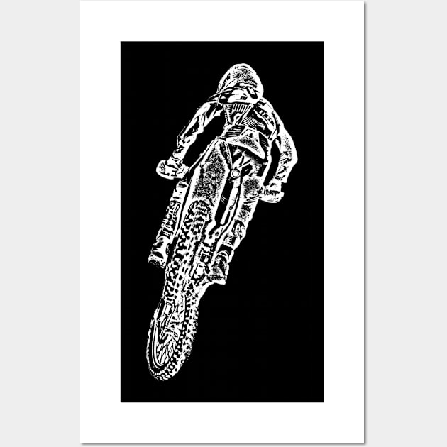 motocross Wall Art by rickylabellevie